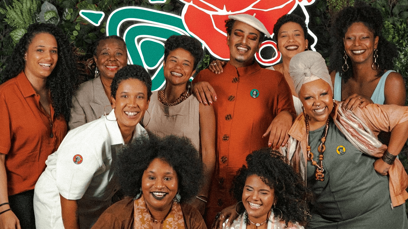 afro afrofuturism black woman branding  festival Latin latinidades logo mulheres Mulheres negras