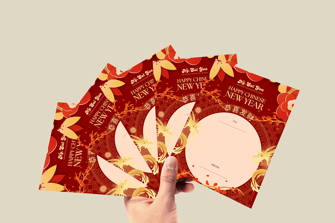 design Graphic Designer marketing   Socialmedia visual identity poster flyer cny Packaging chinese new year
