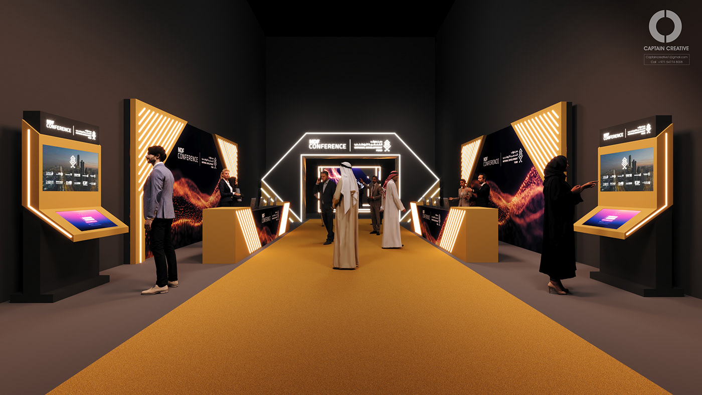 Event Design Event creative Creative Direction  Creative Director brand identity branding  Exhibition  Saudi Arabia United Arab Emirates