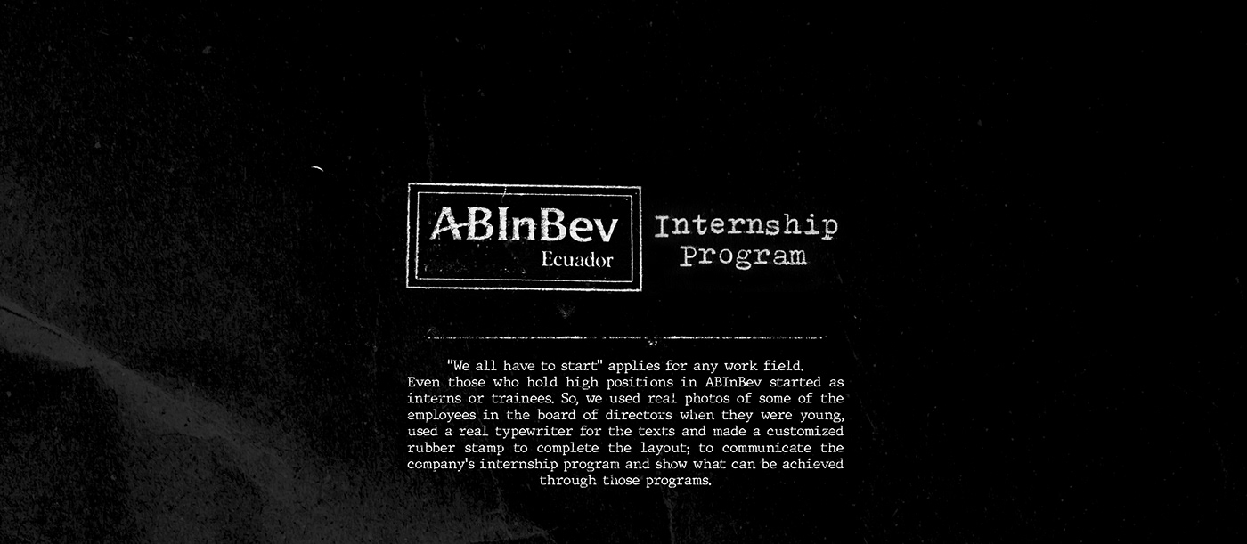 abinbev beer Cervecería Nacional cerveza Ecuador internship print Program publicidad quito