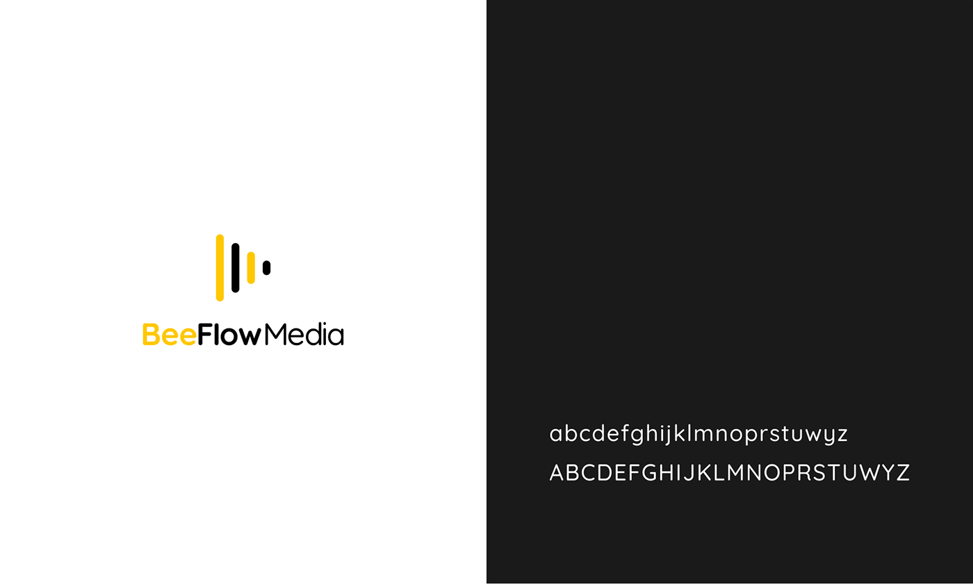 video content logo Logotype Brand Design identity vector graphic beeflowmedia