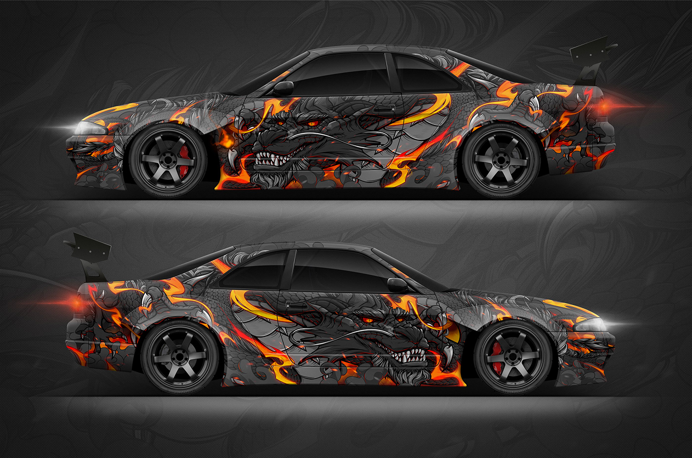 Livery dragon asiandragon digitalart vinyl smoke flame fire