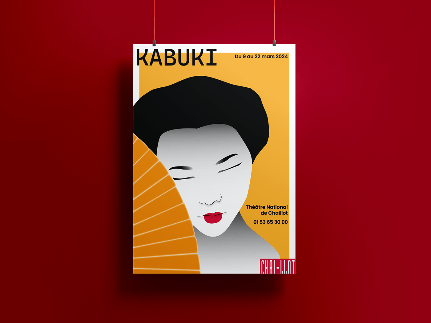 design ILLUSTRATION  Digital Art  adobe illustrator vector kabuki art