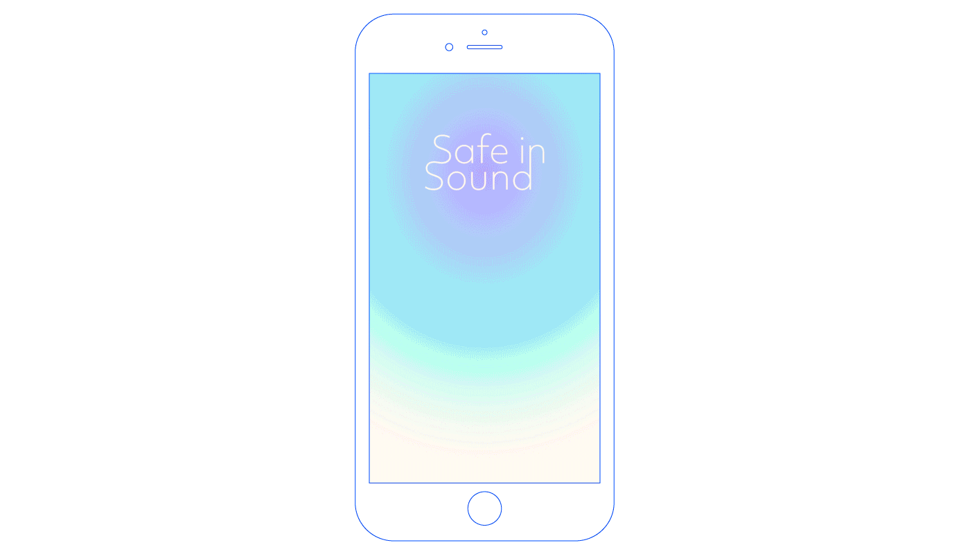 Adobe Portfolio Safe In Sound visual identity design ux UI safety Social Justice app motion