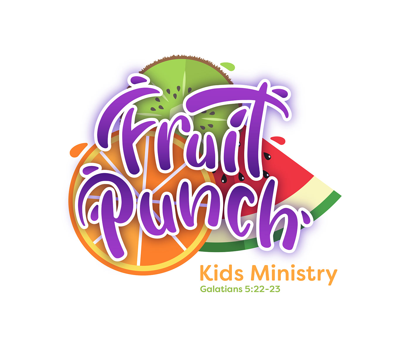 branding  church Christian Ministry ILLUSTRATION  fruits juicy sweet Fun