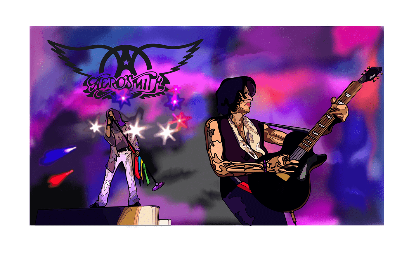acdc Aerosmith Digital Art  eminem Freddie Mercury graphic design  ozzy osbourne Snoop Dogg Space  V for Vendetta