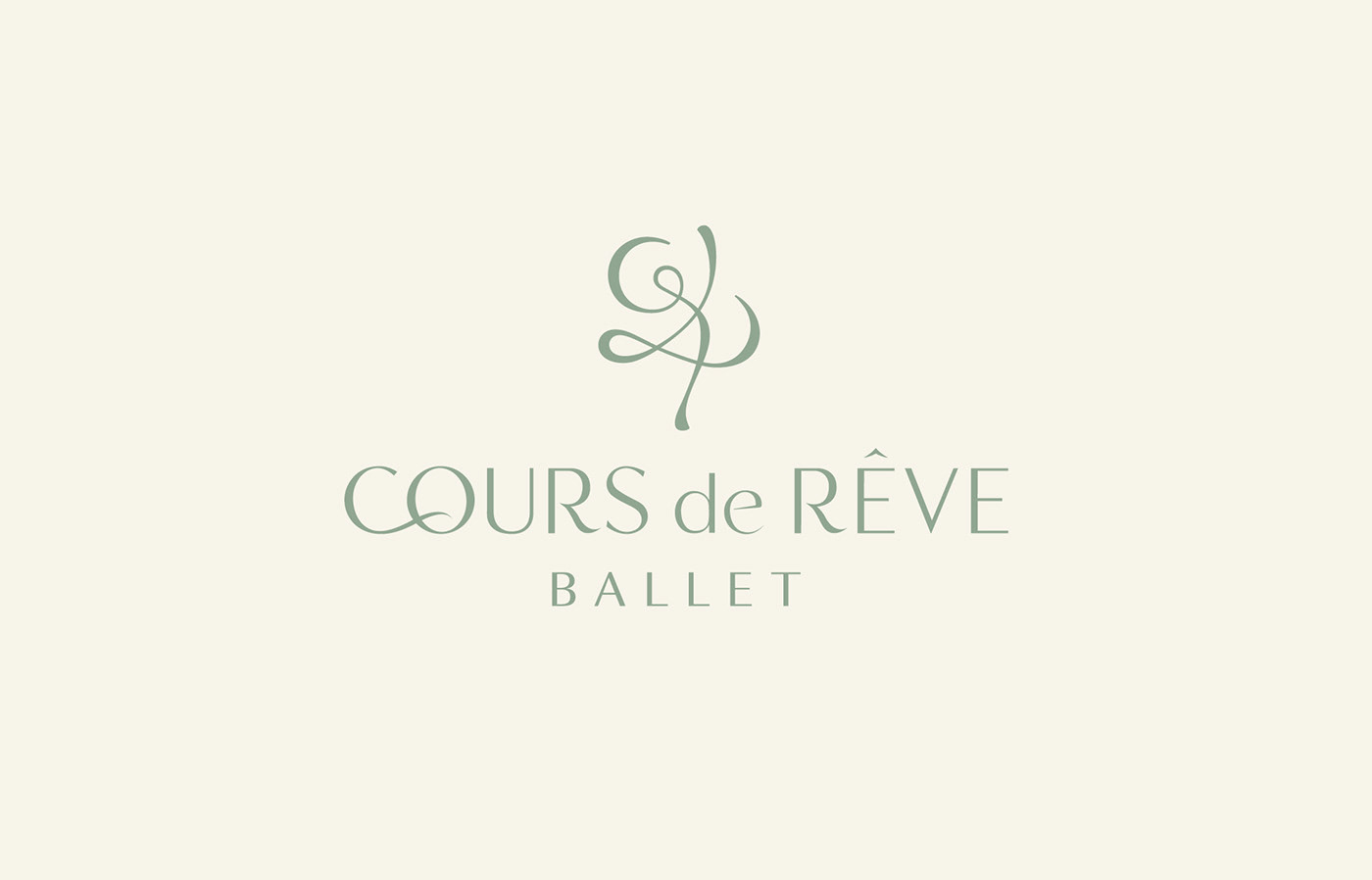 academy ballet balletschool brandidentity branding  courdereve identitydesign institution naming YNL DESIGN