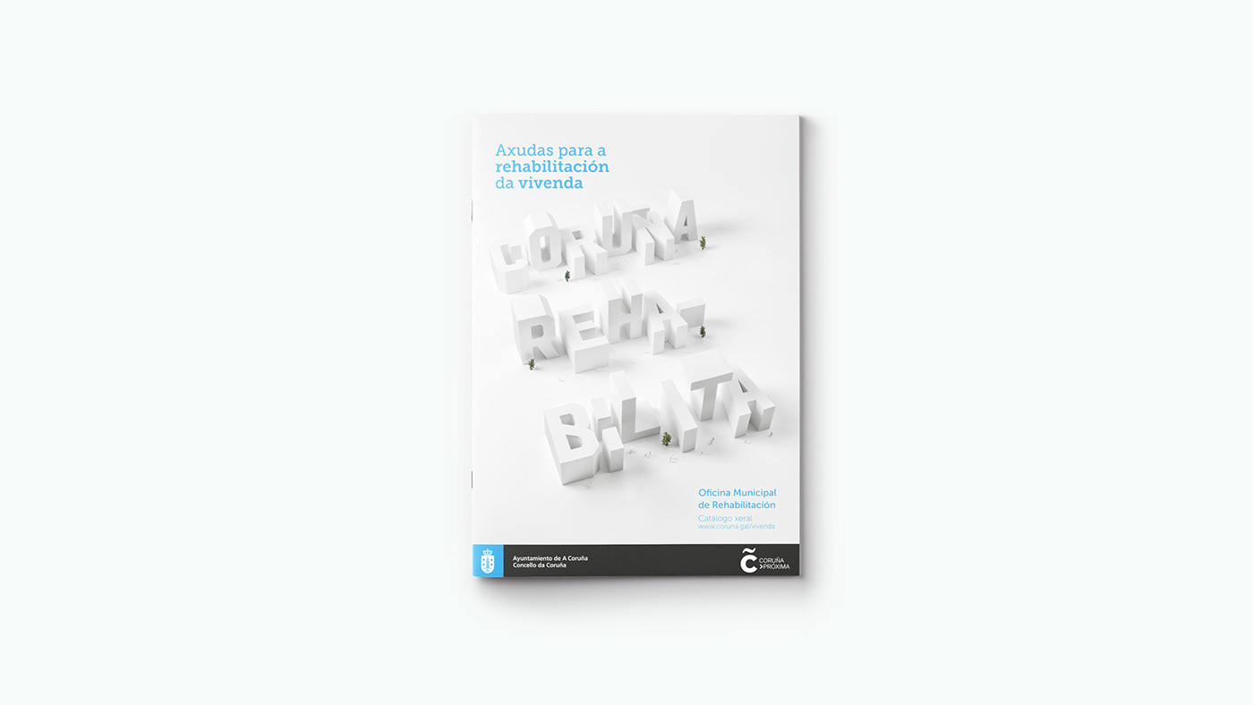 diseño gráfico design folleto Diseño editorial diseño Coruña