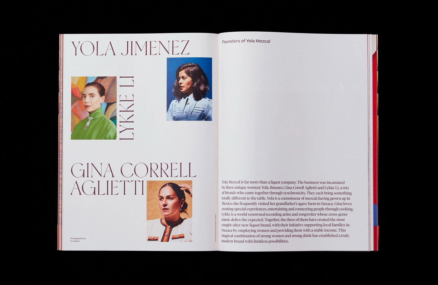 art bold colorful editorial design  Fashion  graphic design  Portraiture print Romance Journal typography  