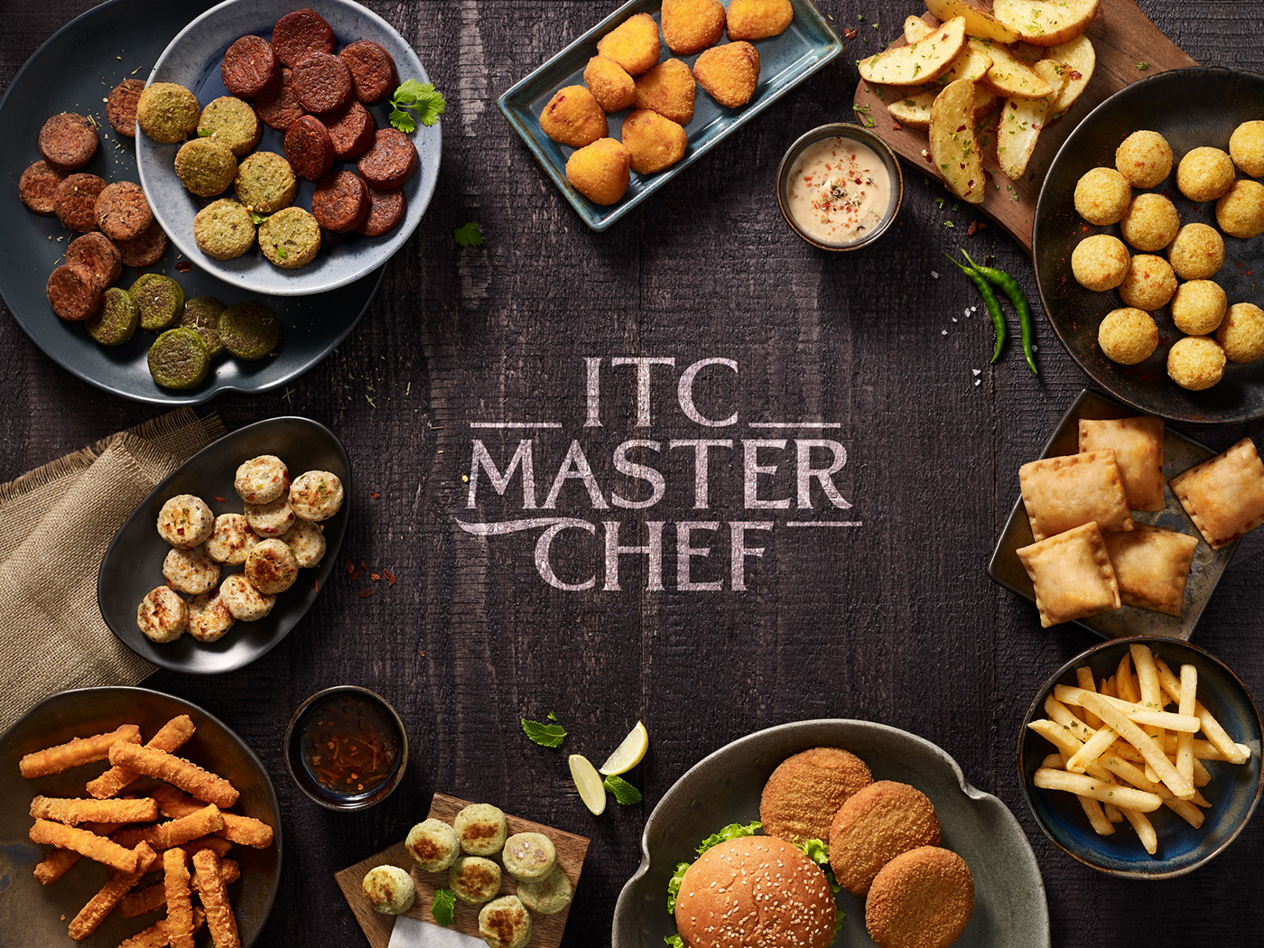 food photography food photographer food styling ITC master chef frozen food Kebabs Fries