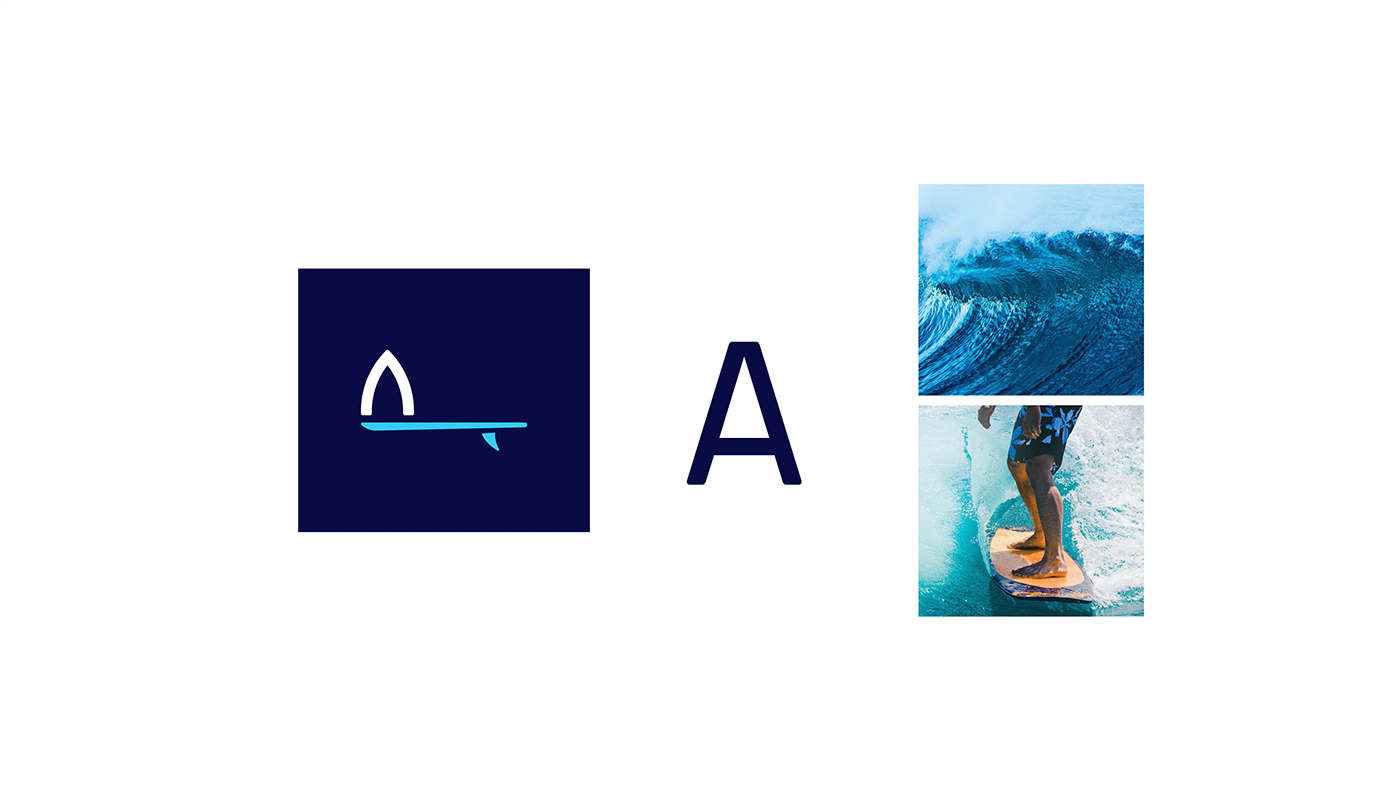 Arab brand branding  design home logo Logo Design modern Surf Surfers