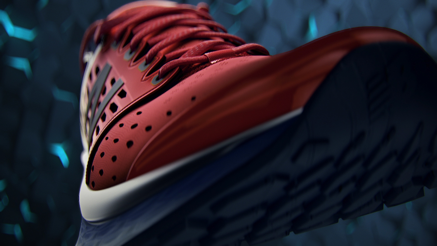 sneaker 3D New Balance shoe transfromation