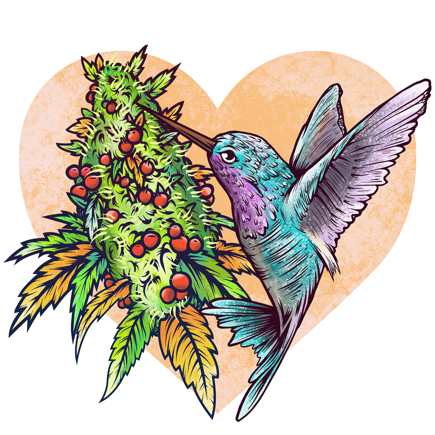 420+ cannabis CBD ILLUSTRATION  ilustracion Kush marihuana marijuana thc weed