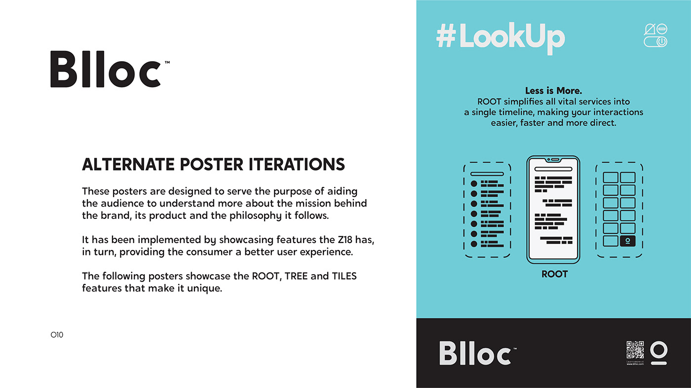 ad ad campaign design minimal visual identity blloc phone social media