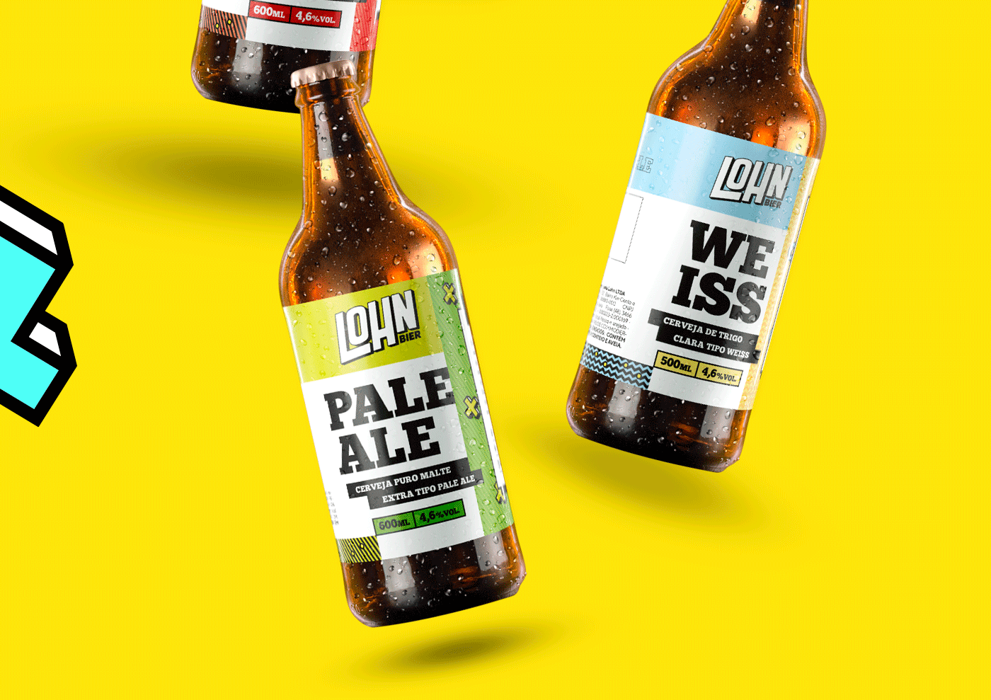 branding  rebranding Packaging emporia branding Rótulos cervejaria lohn bier beer beer logo beer brand