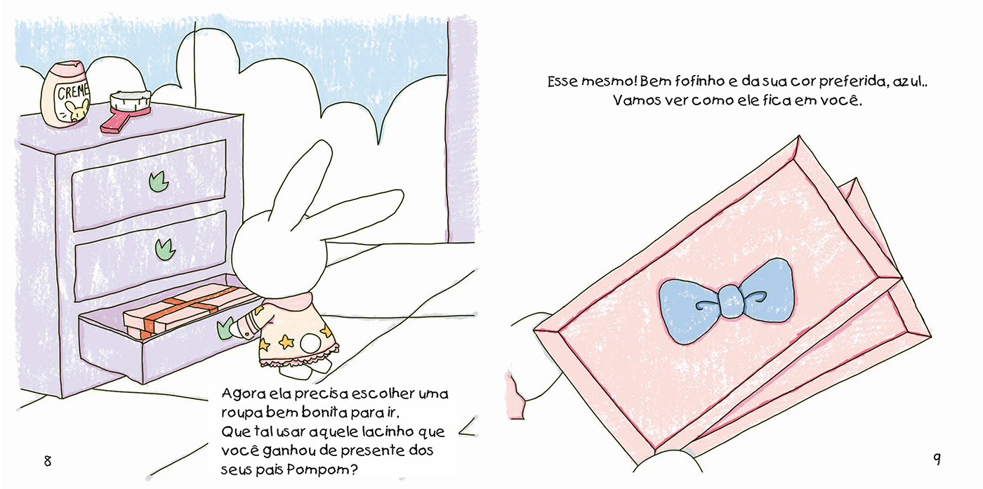 coelhos Ilustração infantil kids Livro livro infantil trabalho acadêmico