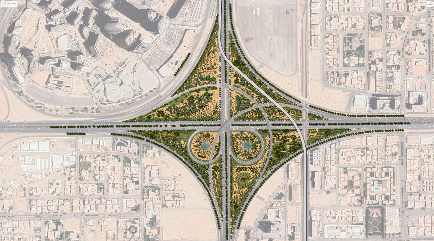 design-al-rebat-interchange-exit-4-in-riyadh-on-behance