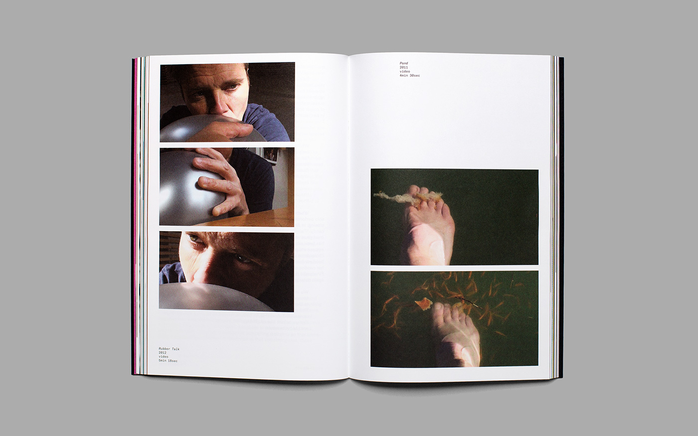 book design artist book artist catalogue fine art Monograph film and video art Catalogue design