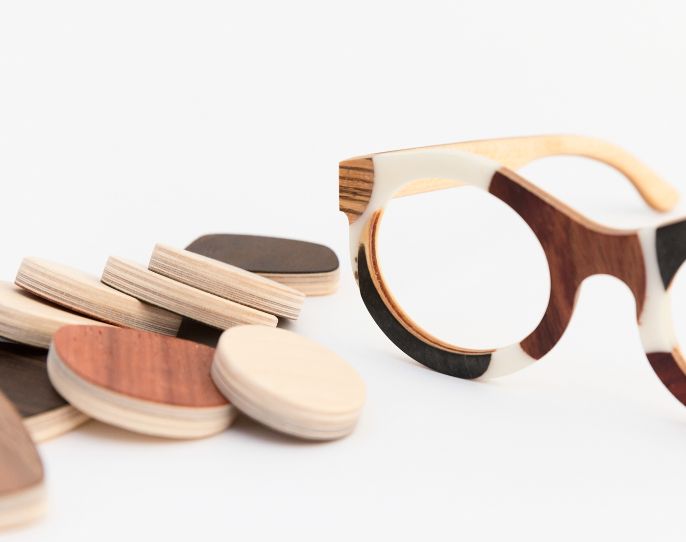 novo sebastianotonelli glasses waste materials recycling wood crafts   wooclass resin