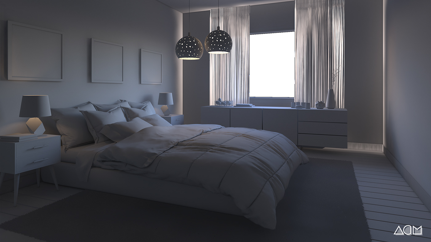 3D archiviz bedroom design Interior luxury painting   Photography  rendering vray