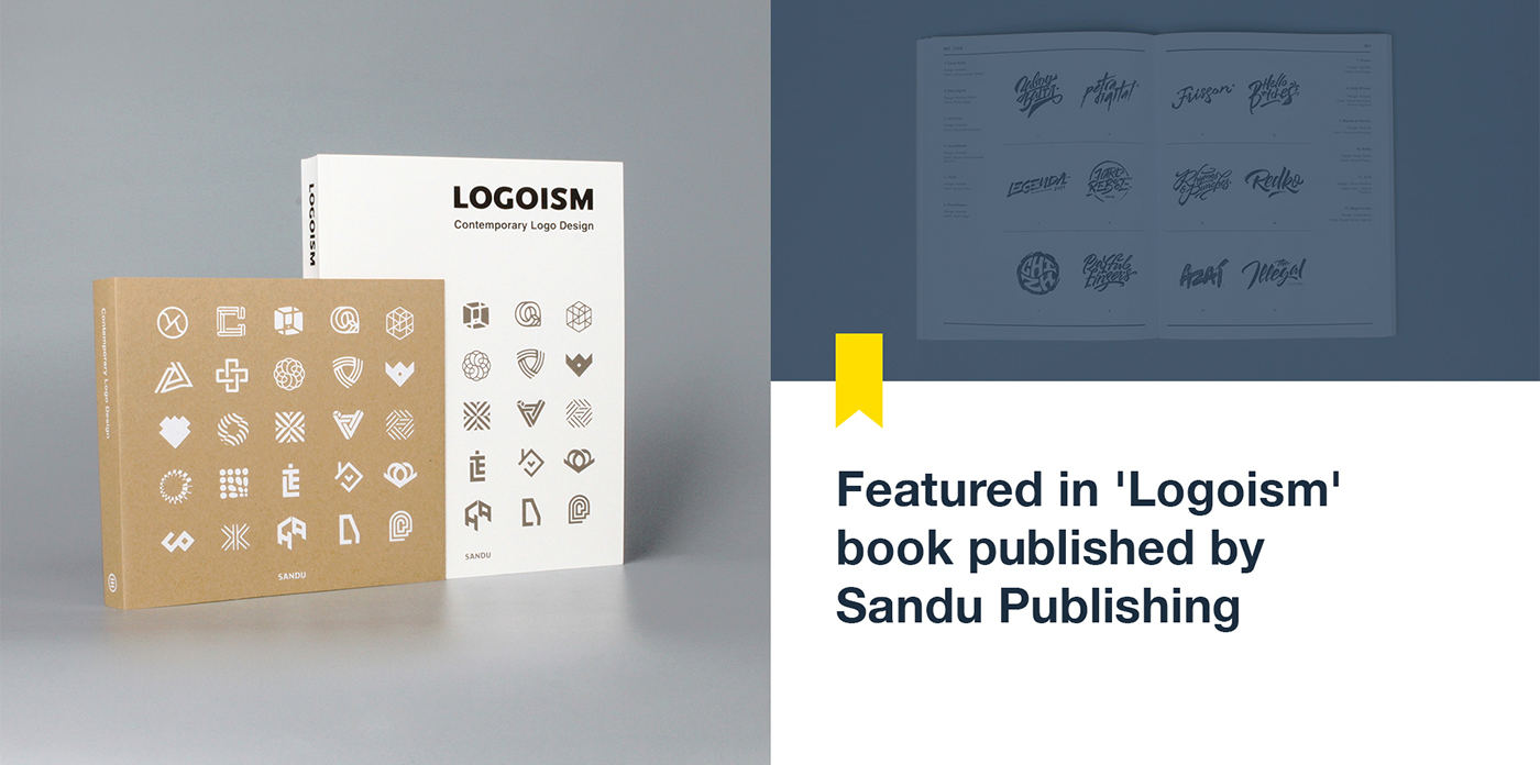 logo marks logofolio design book brand branding  identity symbol lettering
