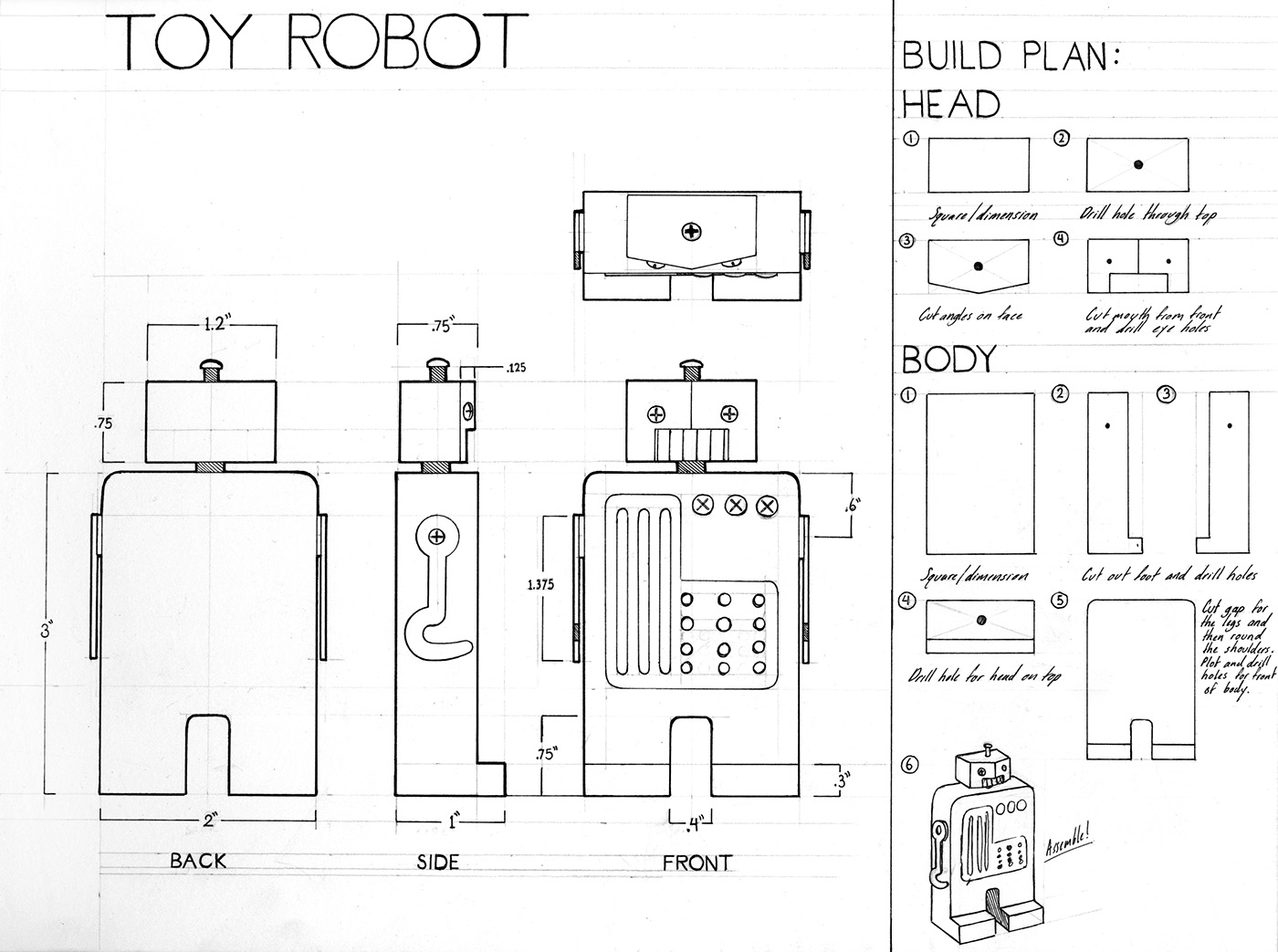 Adobe Portfolio toy robot risd Metalworking aluminum brass