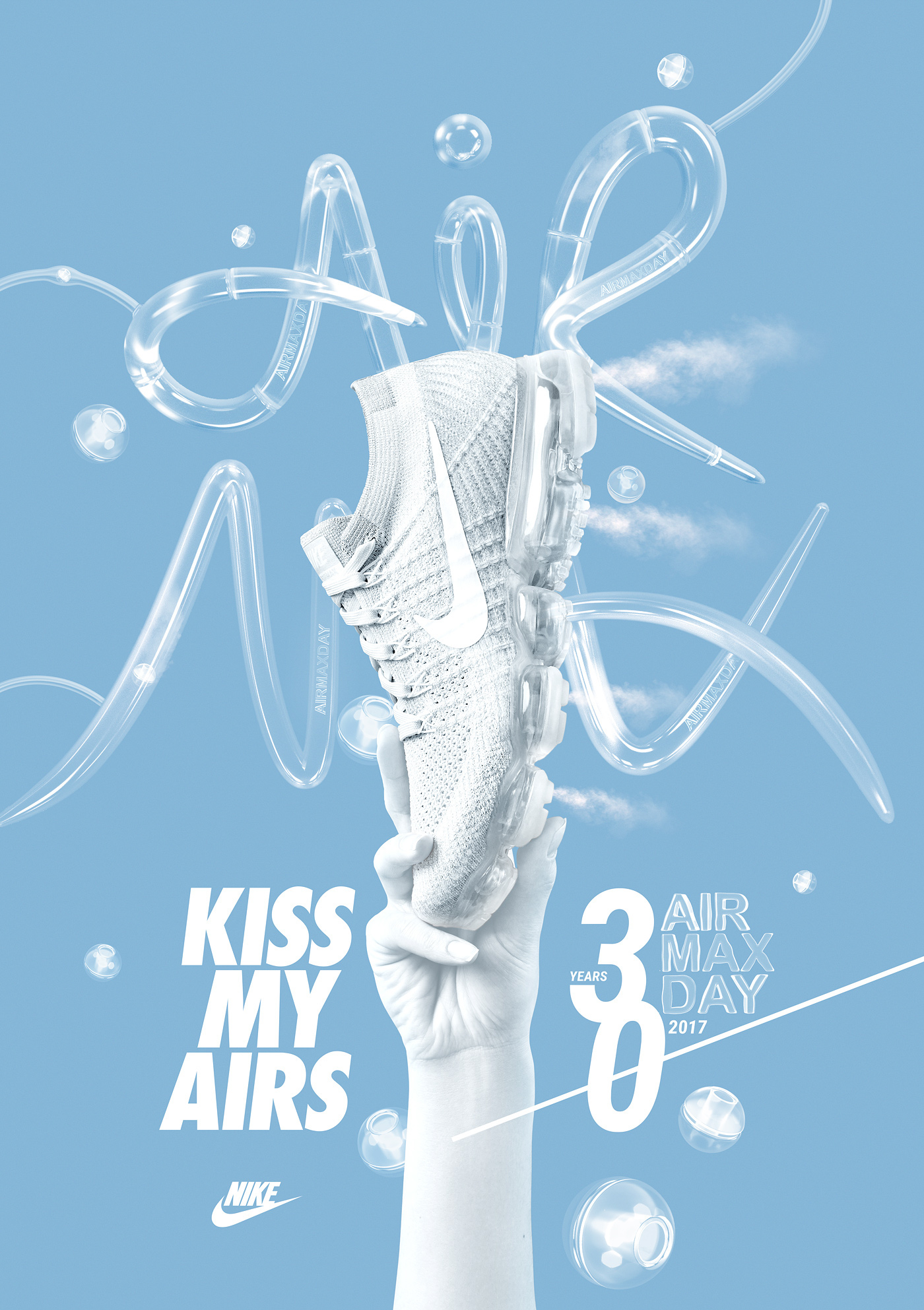Nike airmax poster Kiss My Airs vapormax air anniversary contest