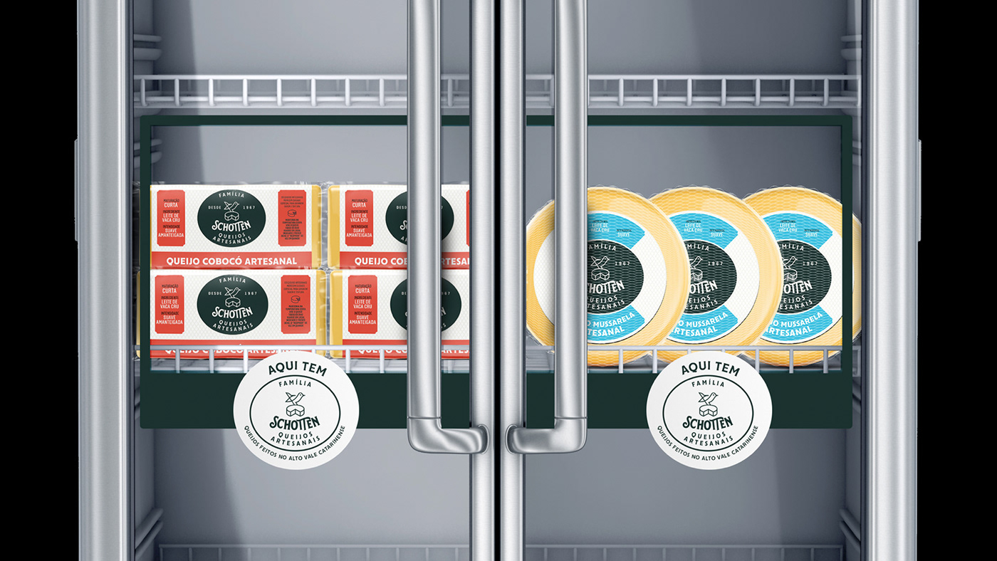 Cheese Packaging identity Mockup package milk Brazil logo swiss customtype