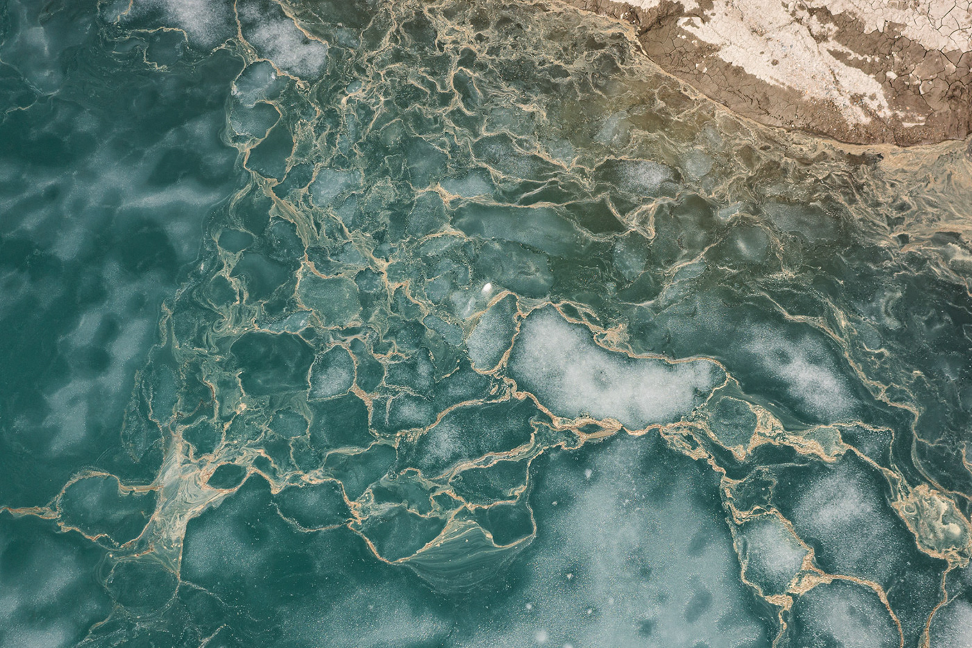 winter frozen landscape photography Landscape lake water drone Aerial abstract Scandinavia