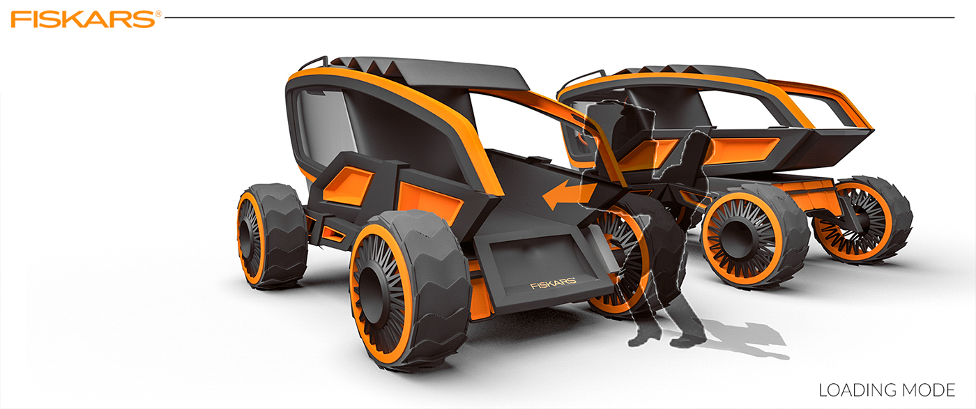 Fiskars pick-up Truck concept forest forester 4x4 Off-Road future car