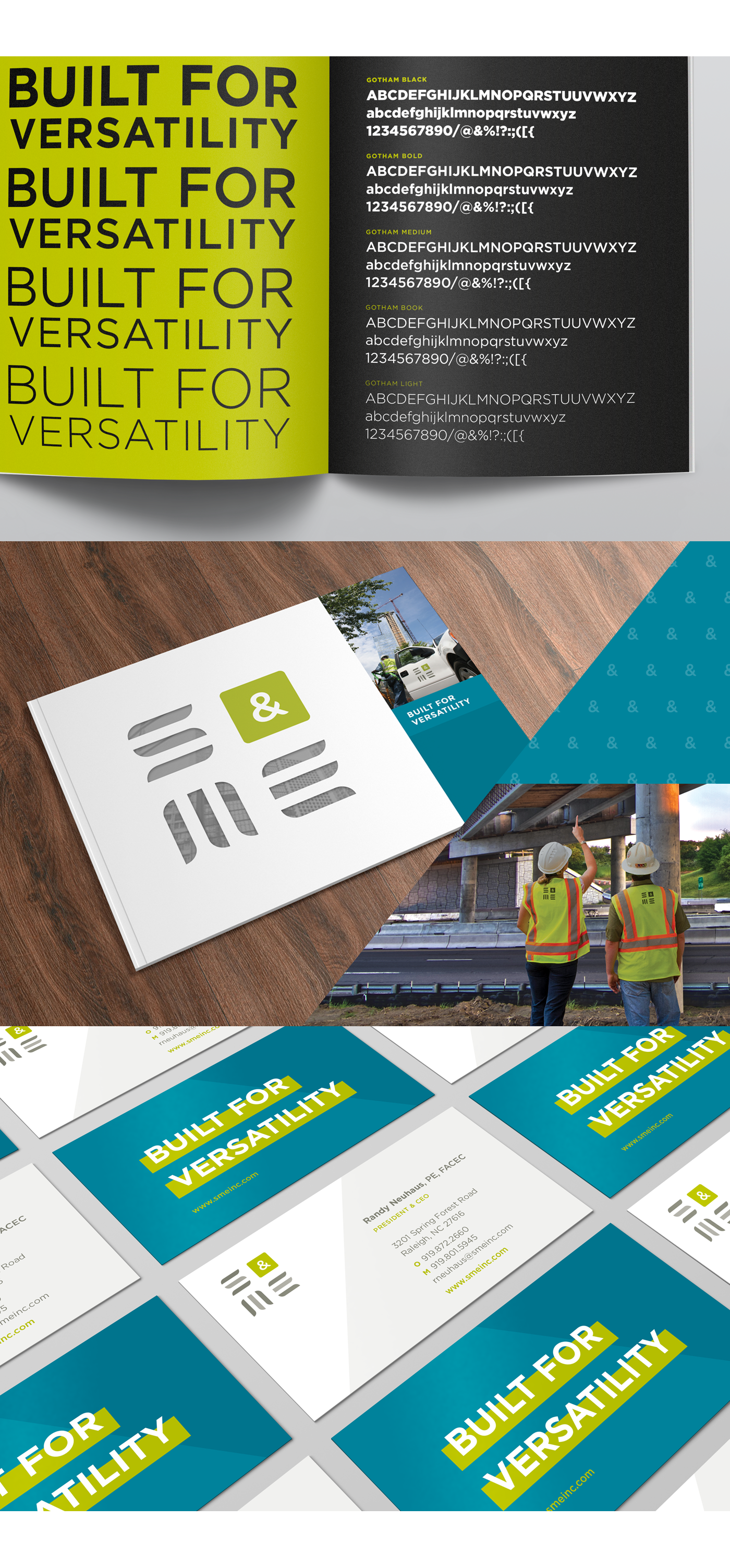 logo brand business card Website Animated Logo brochure rebranding mobile construction professional services