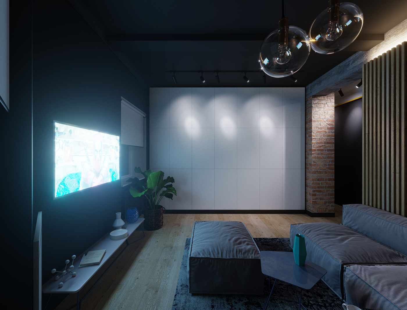 architecture apartament kaleniukarchitect interior design  visualization archviz 3ds max Render KALENIUKDESIGN