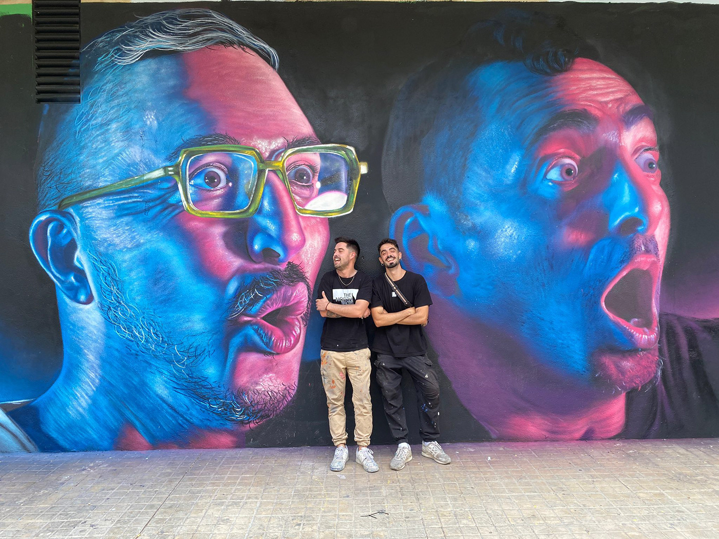 Graffiti art portrait hiperrealism Mural Street Art  urban art spray