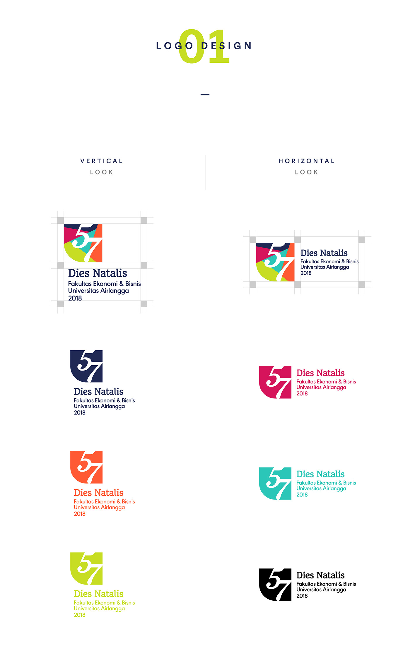 logo branding  logodesign anniversary University ArtDirection economics colorful Dynamic graphicdesign