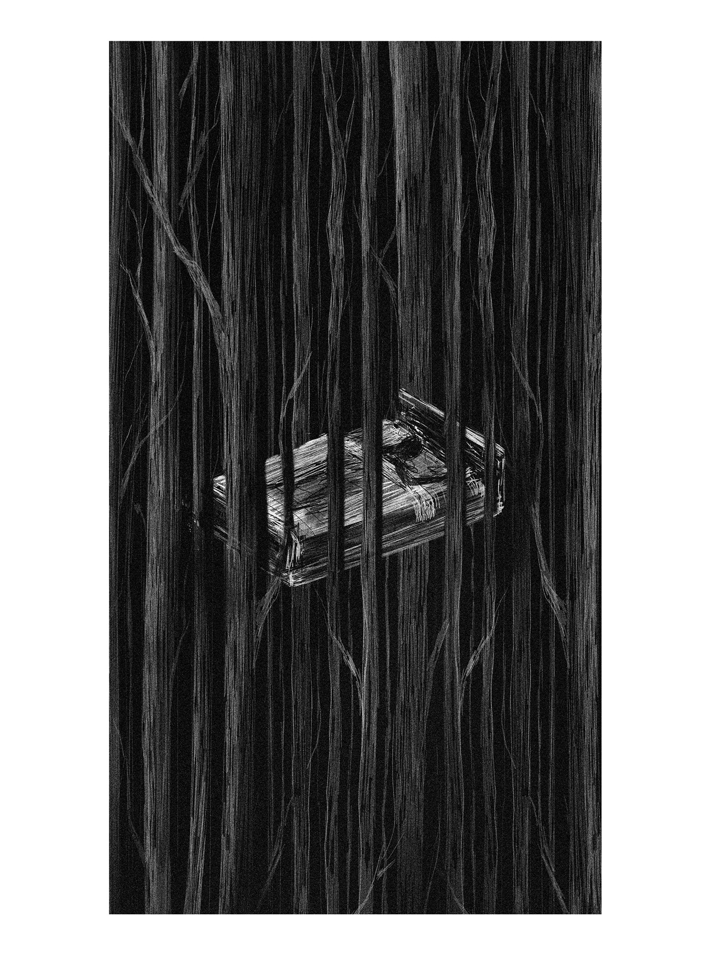 Black&white dark art Drawing  engraving ILLUSTRATION  illustrations lovecraft posters scratchboard surreal