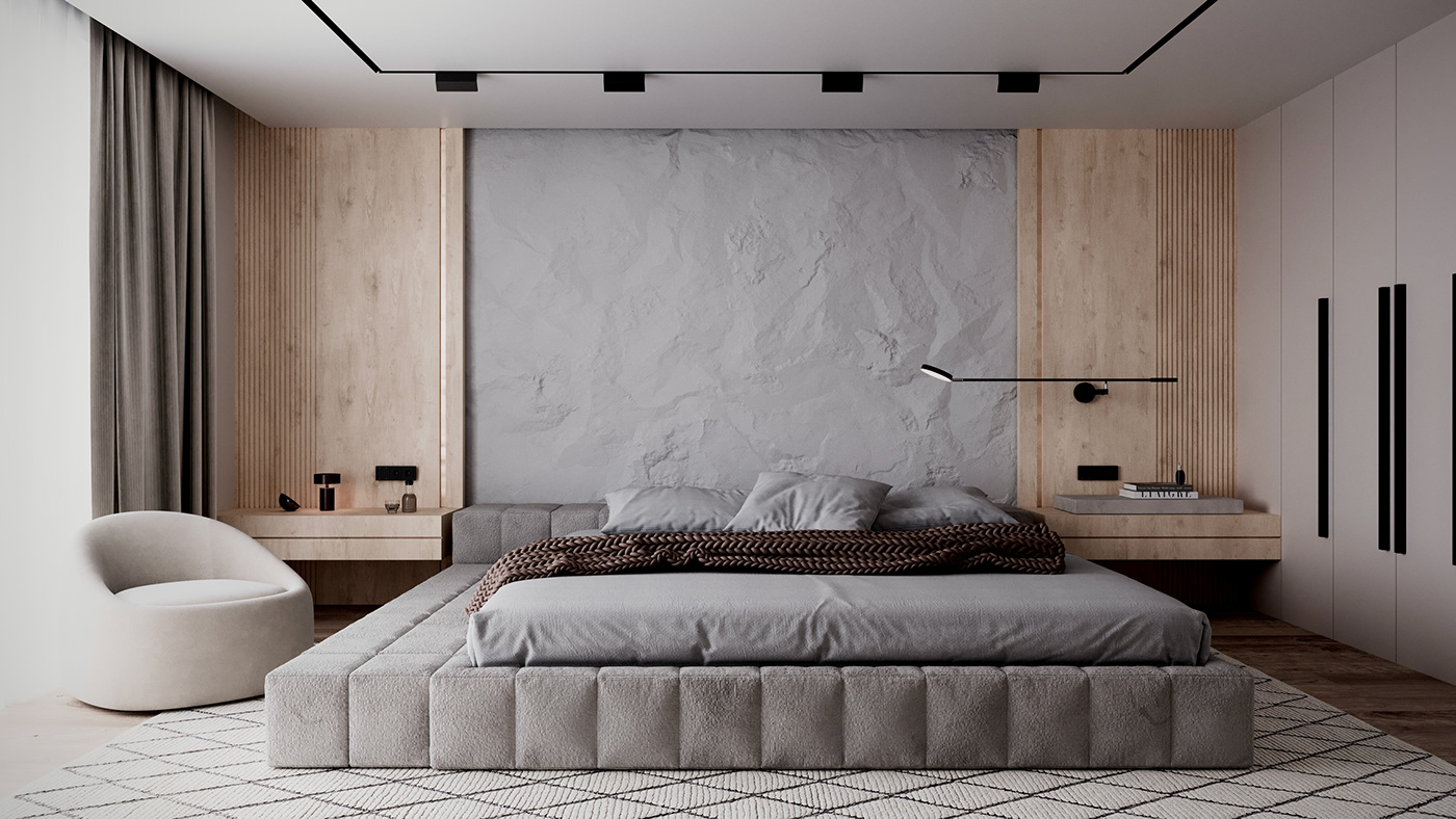 bedroom visualization interiordesign