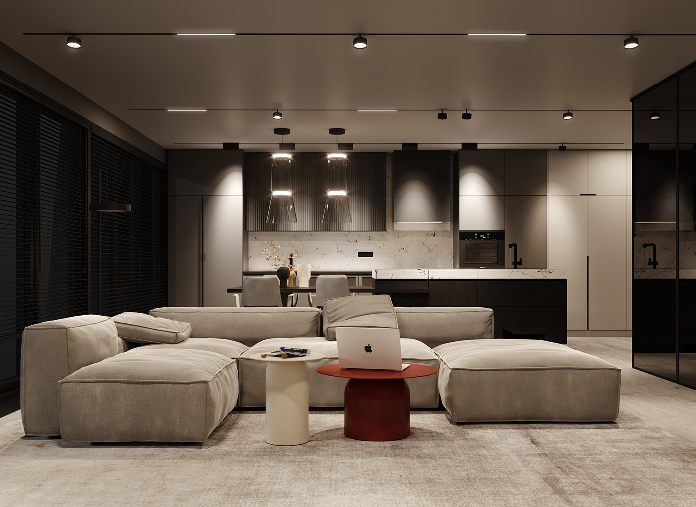 3dmax apartment architecture CGI corona renderer design Interior living room visualization interior design 