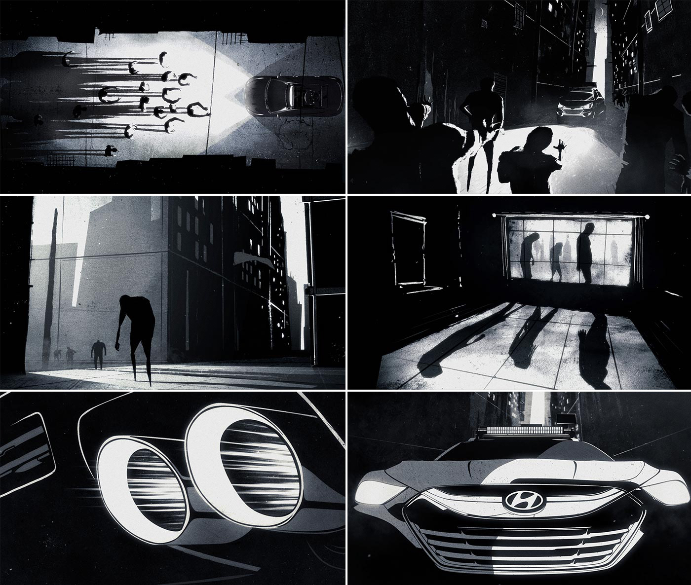 Adobe Portfolio promo sponsor Hyundai walking dead