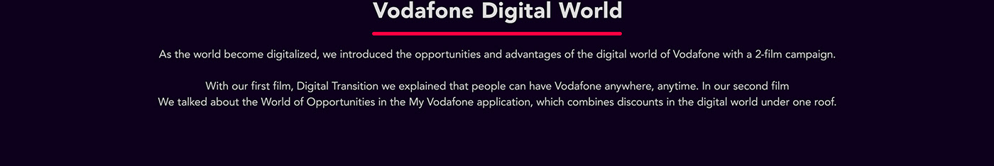 vodafone digital Advertising  GSM phone TeamRed visual art commercial future motion