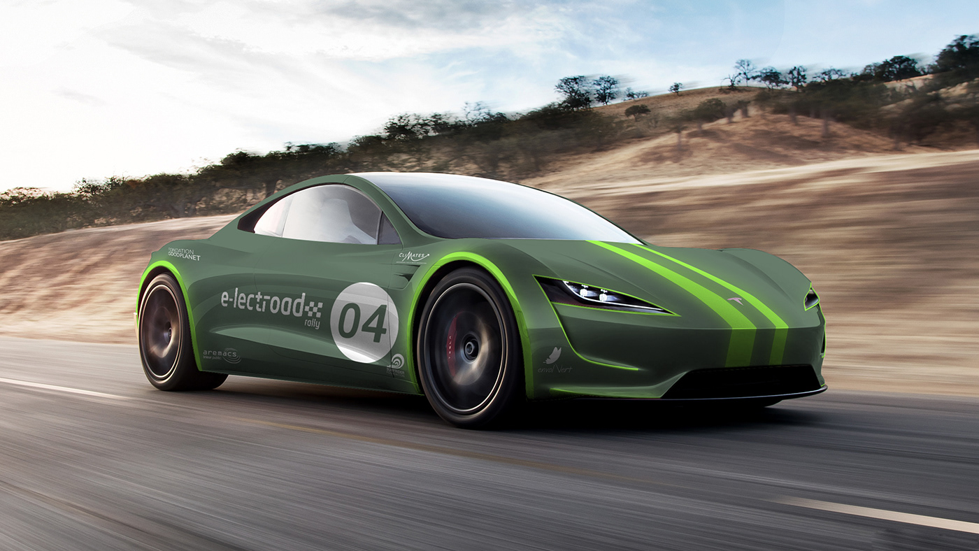 covering Wrap electric Cars brand branding  tesla Rimac Porsche nio