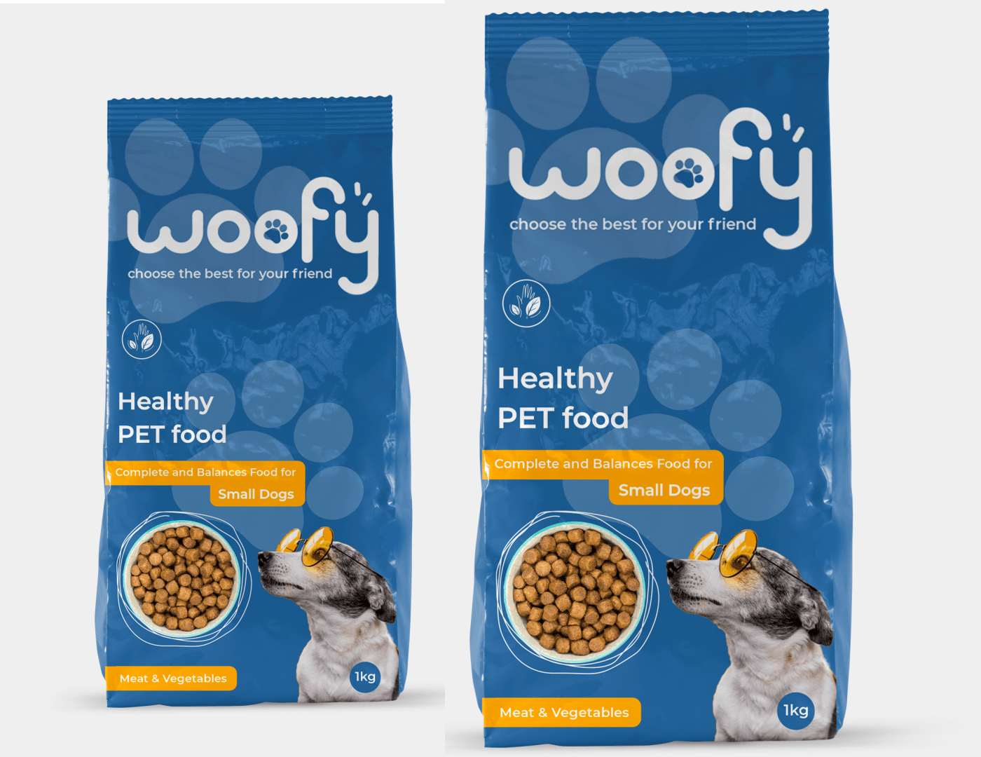brand identity design dog food logo Logo Design packaging design Pet Food Packaging Social media post vector visual identity