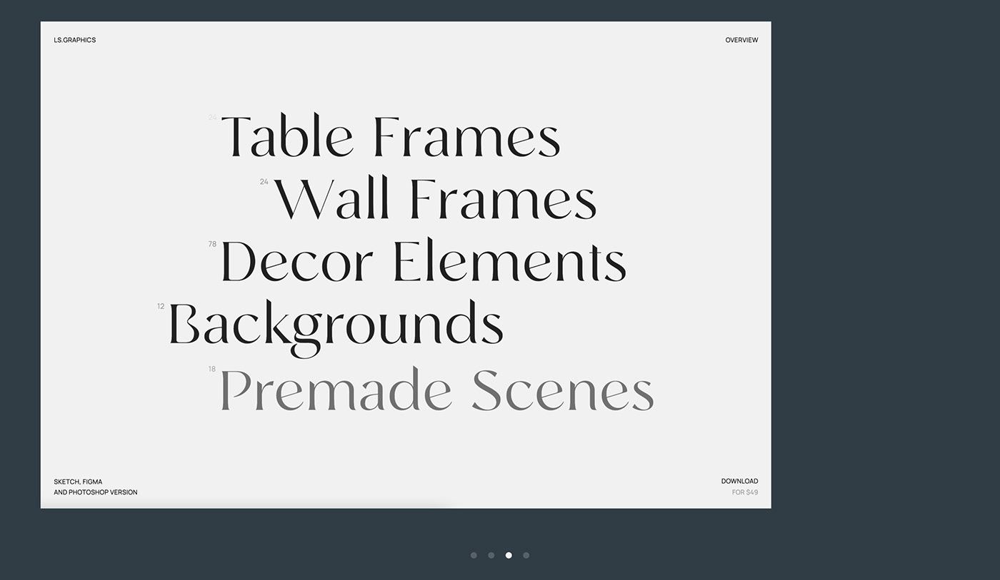 decor frames Interior poster Render 3D landing page Photography  Website
