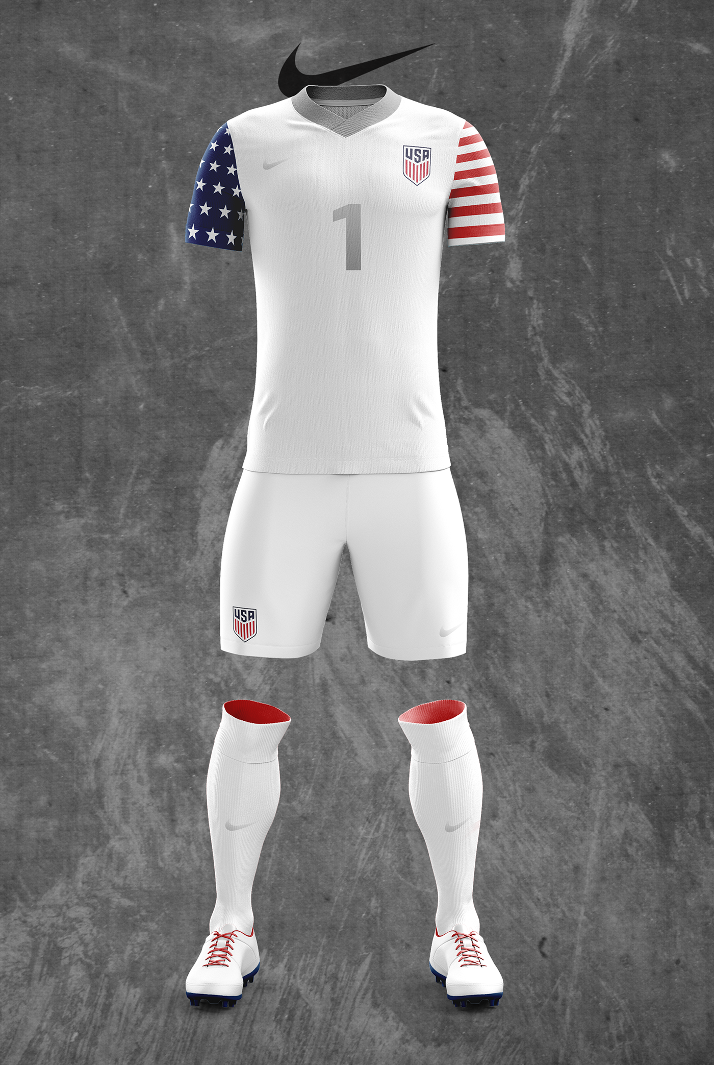 US Men's National Team Soccer Kit Designs on Behance
