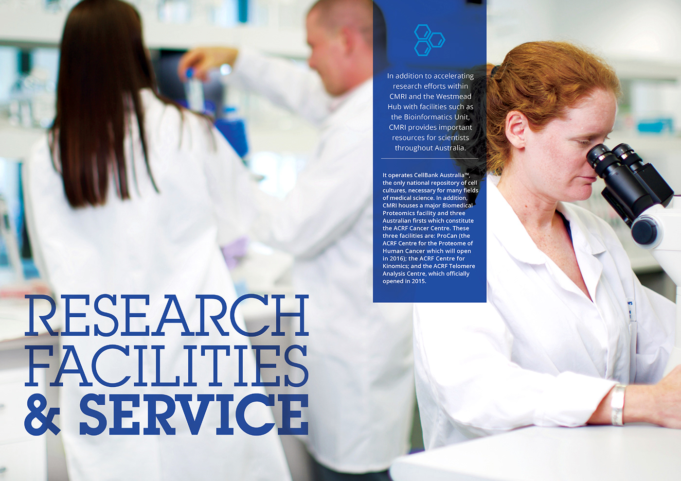 Research Facilities & Services Spread