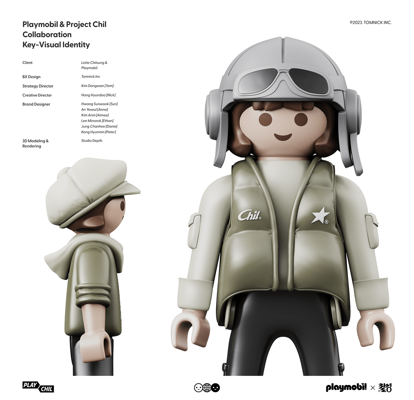 brand identity Collaboration key visual figure Character Brand Design branding  3d modeling camping