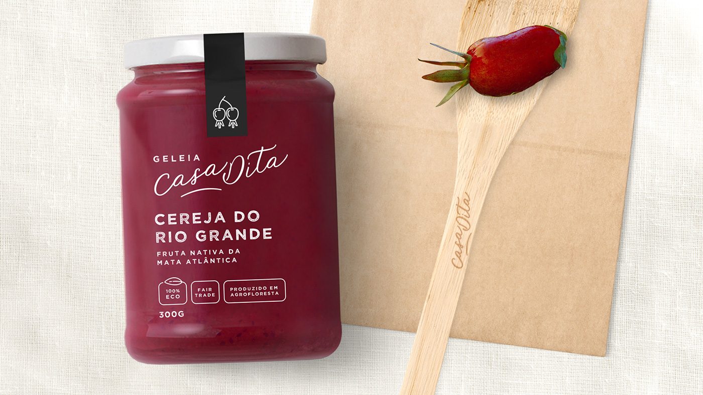 jam Packaging Fruit package Food  Brazil logo branding  eco organic