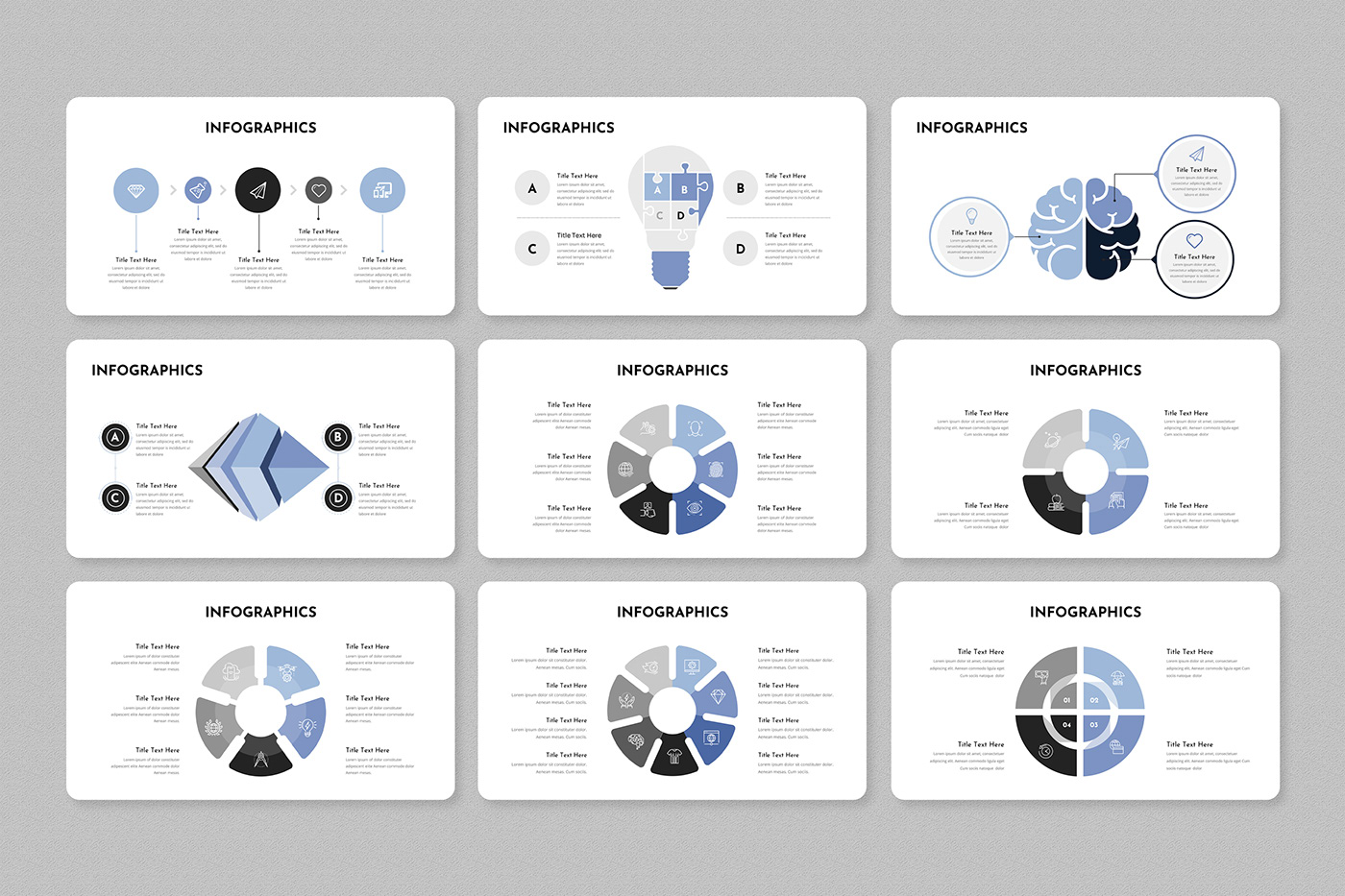 Business plan company corporate creative dark diagram Education elegant flat design Gear