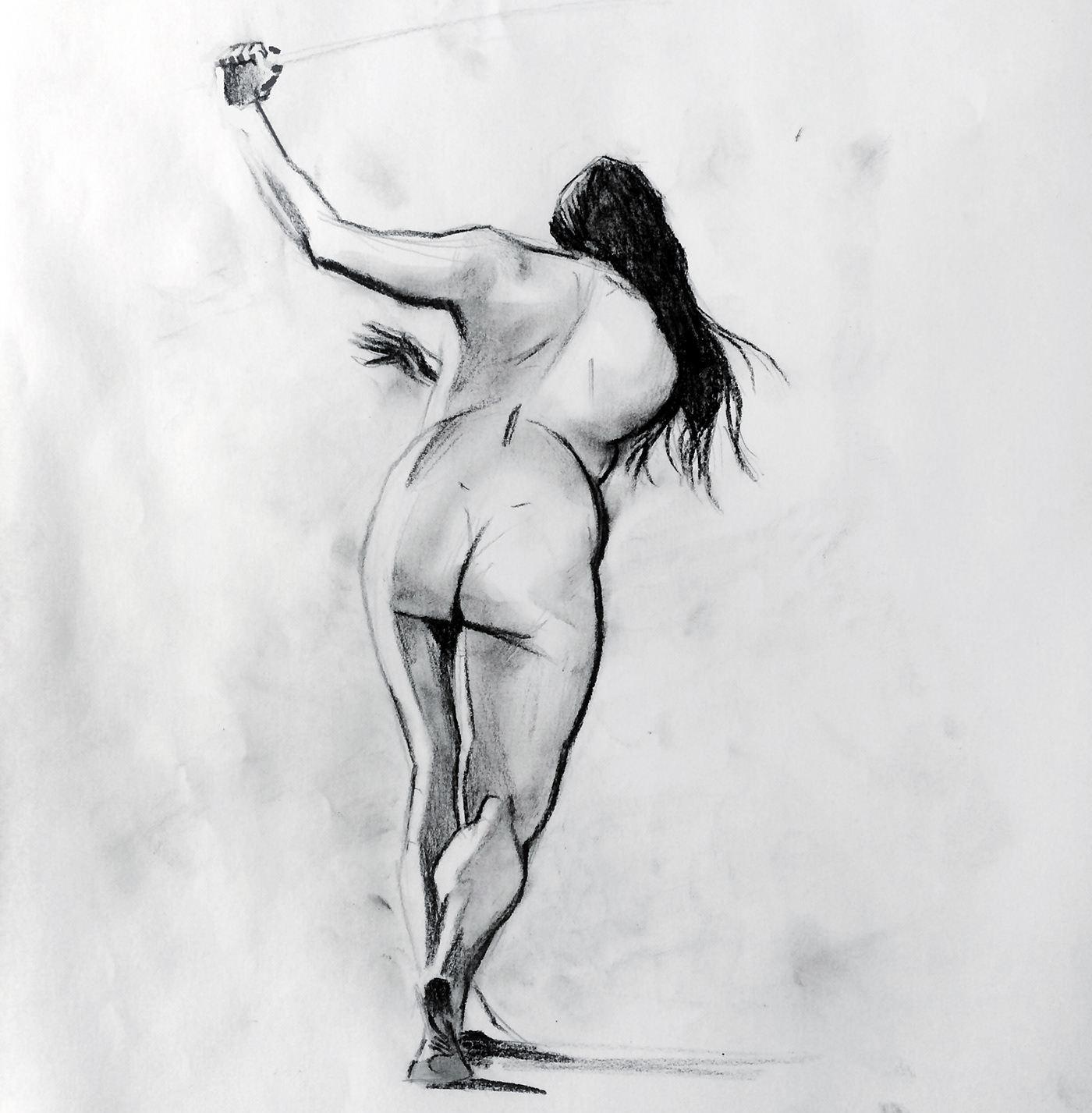 Figure Drawing Charcoal Drawing Drawing  figure sports athletes ESPN portrait
