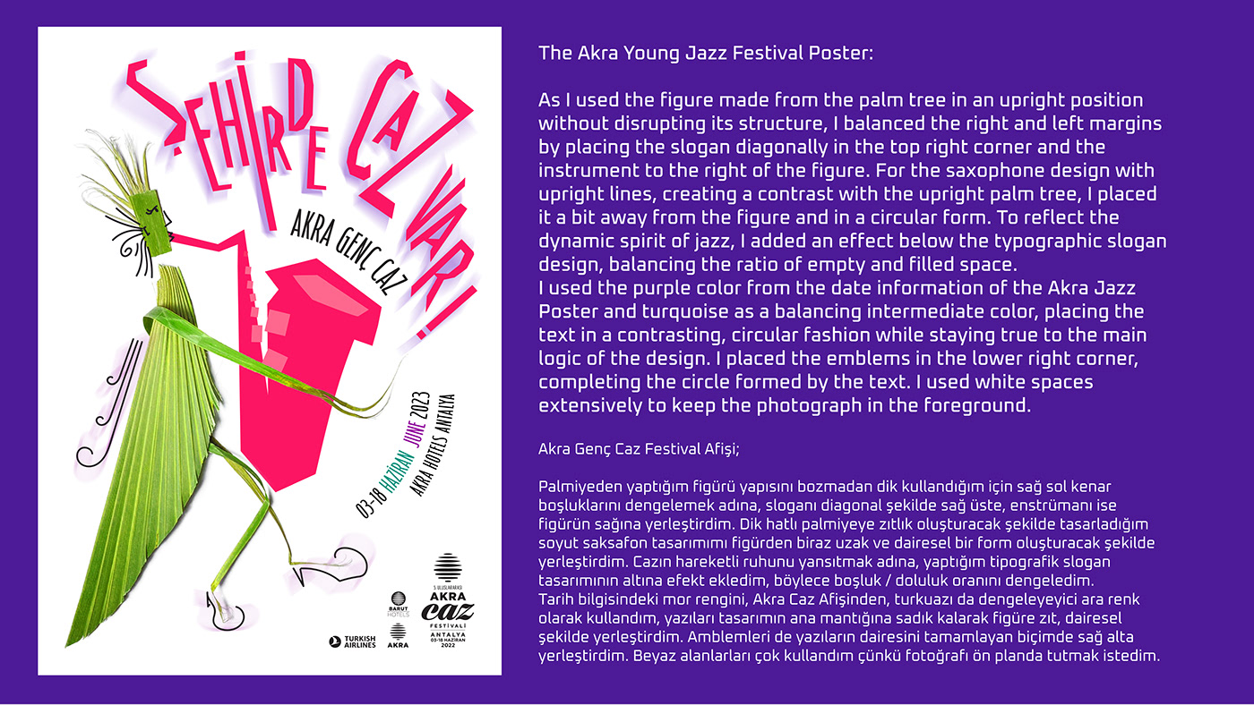 design poster jazz caz festival concert Afiş graphic design  jazz festival Jazz Poster