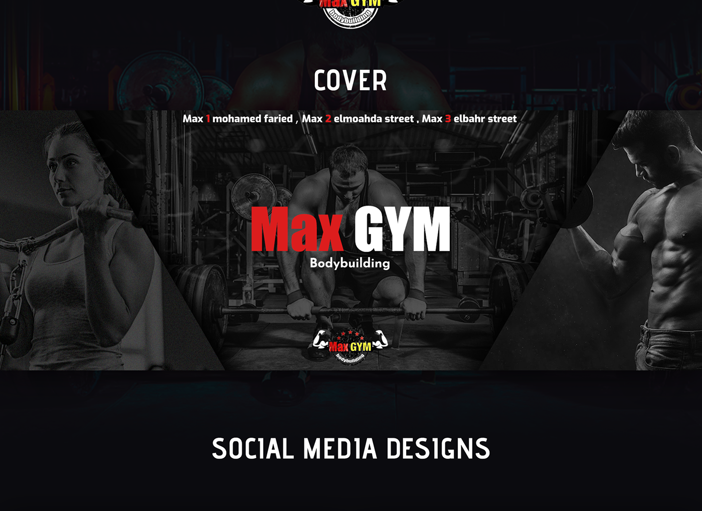 gym social ad Advertising  social media graphic design  Tanta Media Designs gym designs graphic